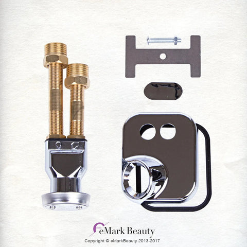 Plumbing Parts Kit for use with Shampoo Bowls with Small Gel Neck Rest -Sku: 116KS.wSmallNeckRest