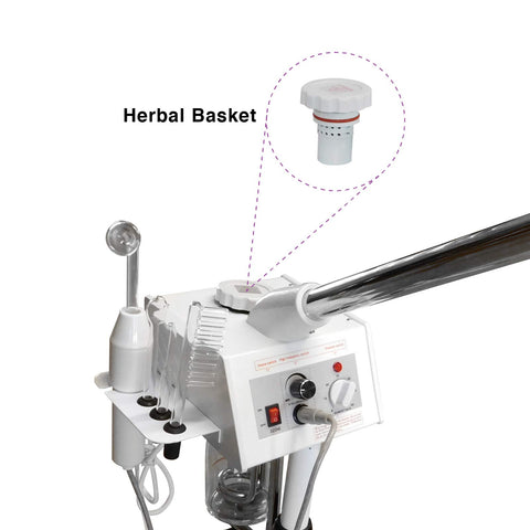 TLC-4003 High Frequency Steamer with Aromatherapy and Ozone Function with Glass Jar