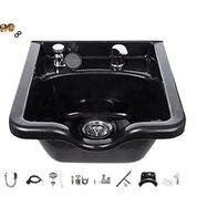 Square Plastic Shampoo Bowl w/Floor Cabinet, Shampoo Chair, Towel Cabinet MSR-B11-BC16-216A-TC