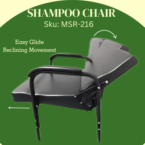 Auto Recline Reclining Barber Hair Styling Salon Spa with Lumbar Support -Sku: 216