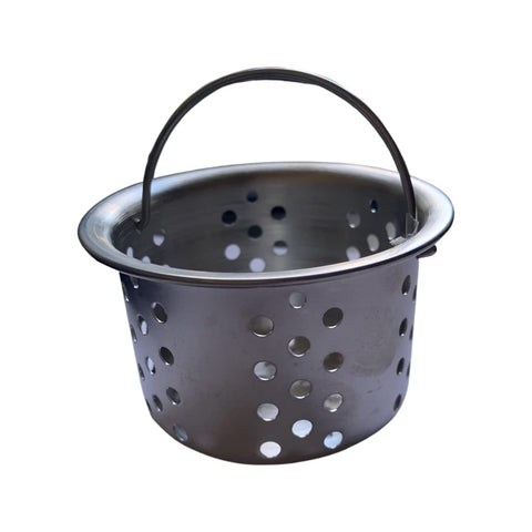 Black Shampoo Sink Drain with Removable Hair Trap Basket SKU: TLC-BasketDrainer