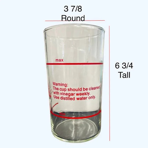 Glass jar (only) for eMark Beauty brand steamers model number 4001, 4003, 5001, 5003, 7003