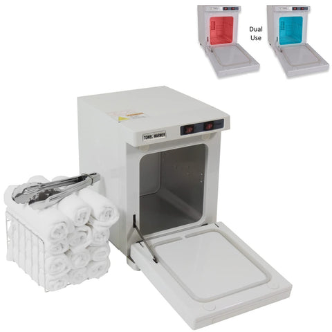 Hot Towel Warmer Cabinet UV Sterilizer 12 Free Towels Facial Nail Spa Beauty Salon Equipment -Sku: 3001.HotTowelWarmer.Small