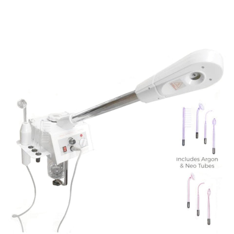 eMark Beauty A14 Facial Machine with High Frequency, Aromatherapy Steamer, Galvanic, Vacuum Extractor- TLC-A14-Facial