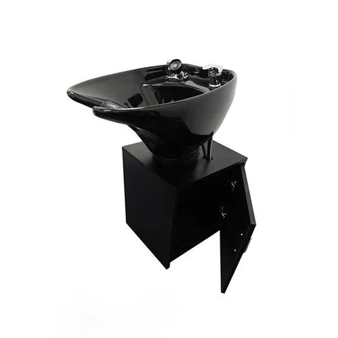 Extra wide Deep Ceramic Tilting Salon Shampoo Bowl with Cabinet MSR-B35-TC