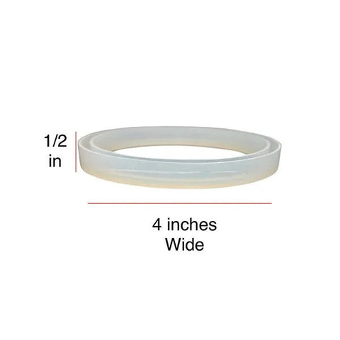 Glass Facial Jar Rubber Gasket Ring