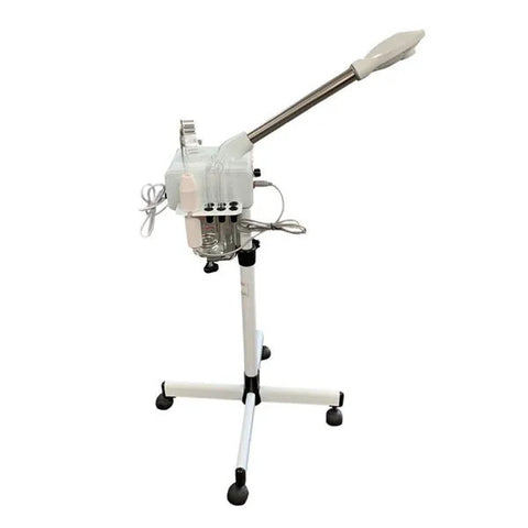 AB-4003HF -High Frequency Glass Jar Steamer with Aromatherapy, Herbal, Ozone, on a mobile stand