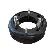 eMark Beauty Black Salon Shampoo Bowl Tilt Mechanism with Rubber Wrap TLC-1164TM