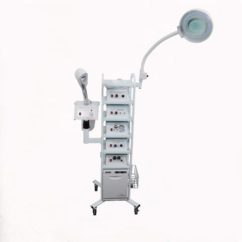 eMark Beauty A14 Facial Machine with High Frequency, Aromatherapy Steamer, Galvanic, Vacuum Extractor- TLC-A14-Facial