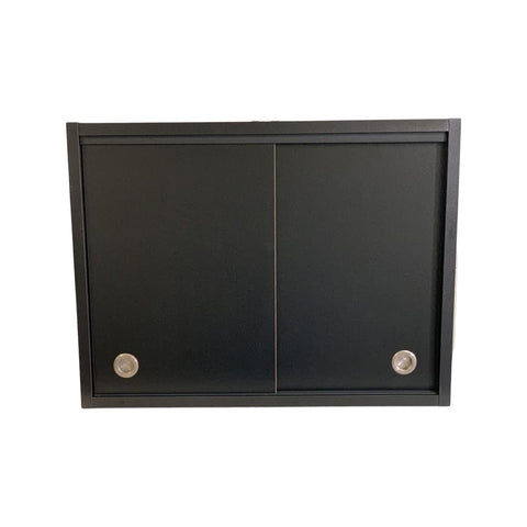 eMark Beauty Towel Cabinet Storage with Sliding Doors Wall Mounted 24 inches Long 18 inches High and 12 inches deepTLC-TC
