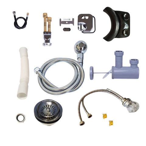 Upgraded Plumbing Parts Kit for use with Shampoo Bowls with Gel Neck Rest -Sku: 116KS.77DH