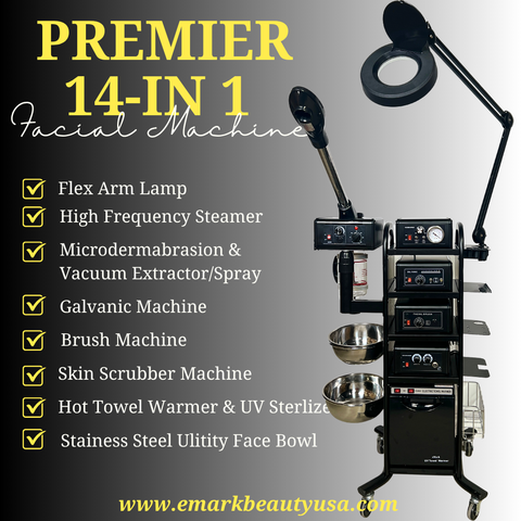 Premier Black 14-in-1 Multifunction Facial Machine