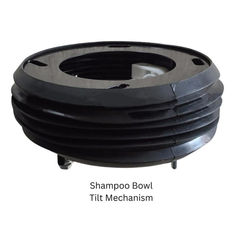 Extra Deep and Wide White Ceramic Tilting Wall Mounted Shampoo Bowl - Oversized Luxury Salon Sink