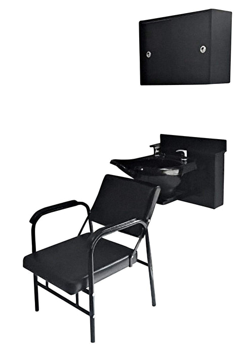 Shampoo Tilt Bowl Sink Towel Storage Cabinet Recline Chair Shampoo Cabinet B13WT-BC16-216A-Towel Cabinet