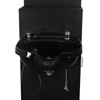 Beauty Salon ABS Plastic Shampoo Bowl Mounted on Storage Cabinet MSR-B11-BC42