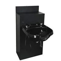 Beauty Salon ABS Plastic Shampoo Bowl Mounted on Storage Cabinet MSR-B11-BC42