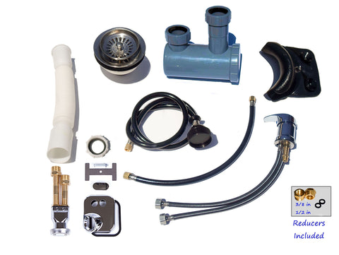 Beauty Salon Backwash Shampoo Bowl Salon Sink with Shampoo Cabinet TLC-13C-T-BC38-216