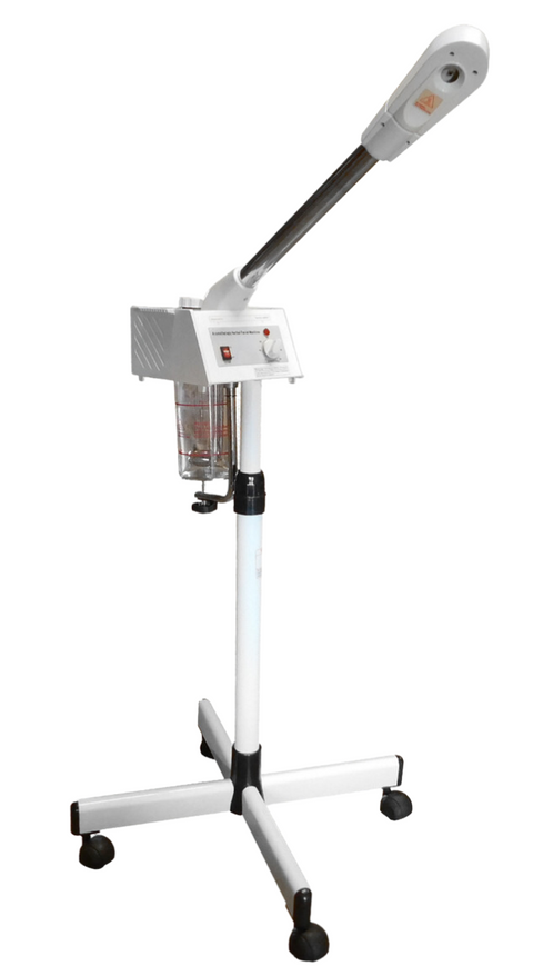 Facial Steamer Ozone Aromatherapy & Herbal Skin Care Therapy with a Glass Jar -Sku: 4001.GlassSteamer