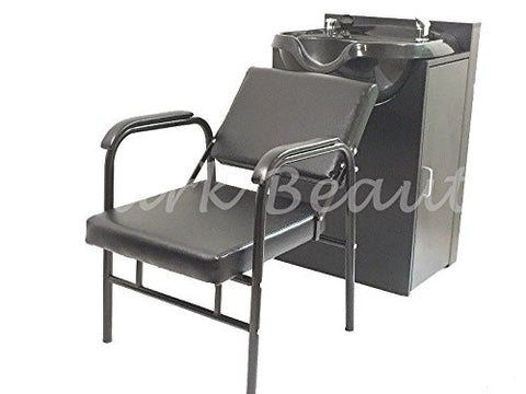 Round Shampoo Bowl with Floor Cabinet & Beauty Salon Chair - Value Salon Station Package