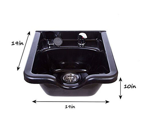 Salon Sink Cabinet to Use with a Chair, Salon and Barber Equipment, Sink and Cabinet Set with Easy Maneuverability - MSR-B11-FC