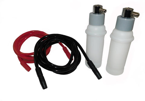 Red and Black Vacuum Tubes with Spray Bottle Diffusers