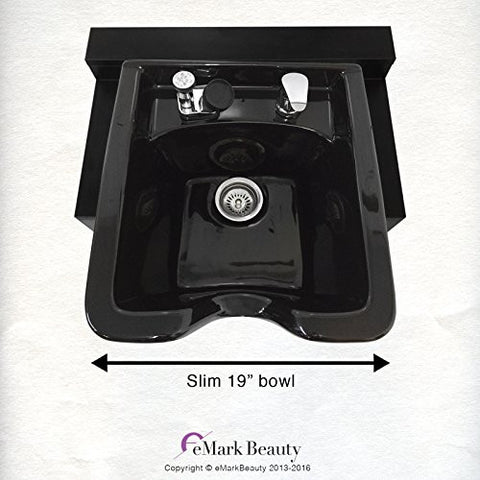 Salon Sink Cabinet to Use with a Chair, Salon and Barber Equipment, Sink and Cabinet Set with Easy Maneuverability - MSR-B11-FC