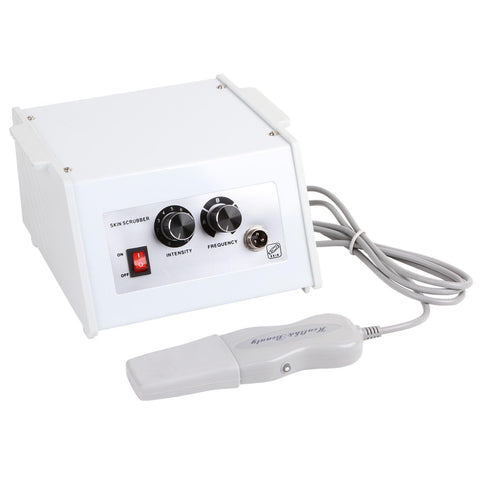 Professional Facial Skin Scrubber Machine, Adjustable Intensity and Frequency Controls, White SKU 8000 H