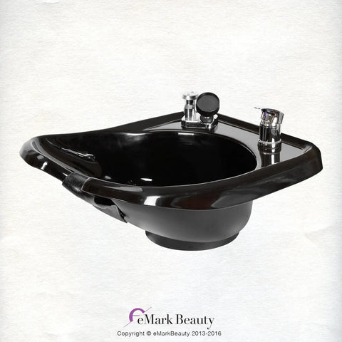 Wall mounted Backwash Shampoo ABS Plastic Bowl Salon Spa Equipment -Sku: B13W