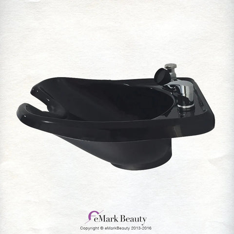 Wall mounted Backwash Shampoo ABS Plastic Bowl Salon Spa Equipment -Sku: B13W