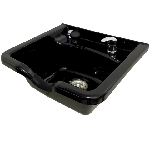 Extra Wide Square ABS Plastic Shampoo Bowl -Sku: B22Wall