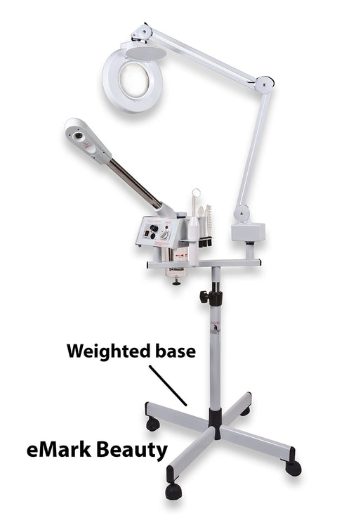 3 in 1 High Frequency Plastic Steamer with Arm Mag Lamp Sku: TLC-9001