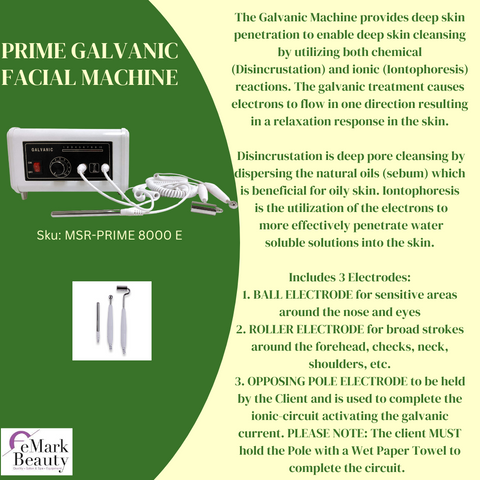 8000E Galvanic Machine Description