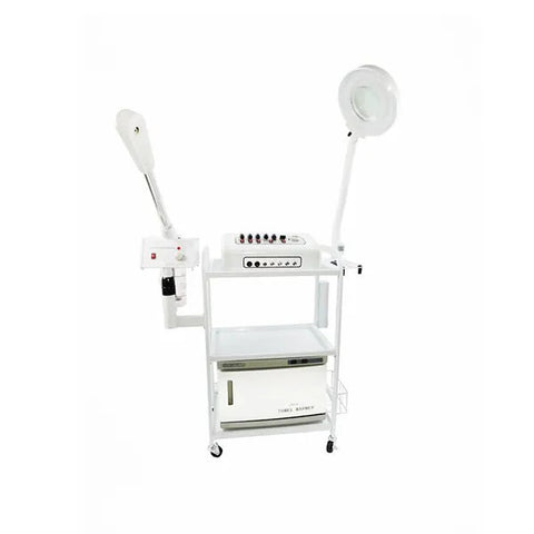 13 in 1 skincare facial machine with microdermabrasion and aromatherapy glass jar steamer -Sku: 3027CFM