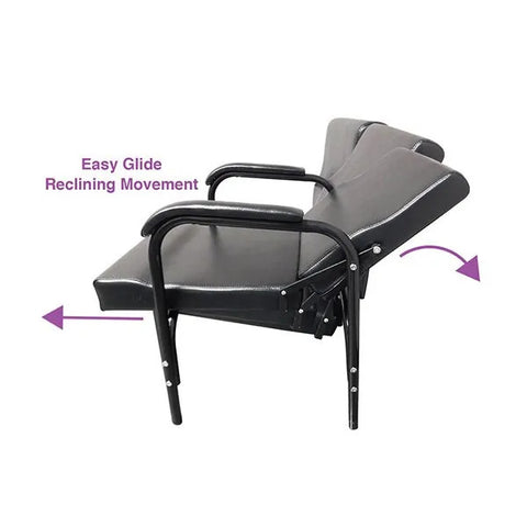 ABS Plastic Shampoo Bowl with Floor Cabinet, Towel Warmer & Auto-Reclining Chair - Complete Salon Package