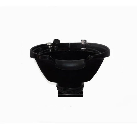 Tilting Wall Mounted Black ABS Plastic Extra Large Shampoo Bowl Shampoo Sink For Salon Spa Equipment -Sku: B38.WallTilt