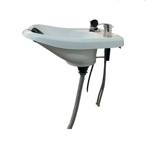 White ABS Plastic Shampoo Bowl W13-W