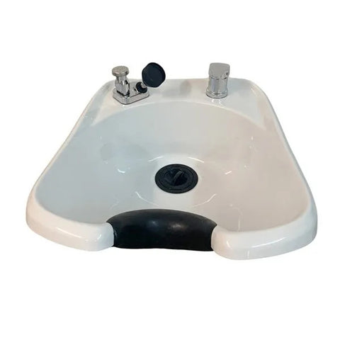 White ABS Plastic Shampoo Bowl W13-W