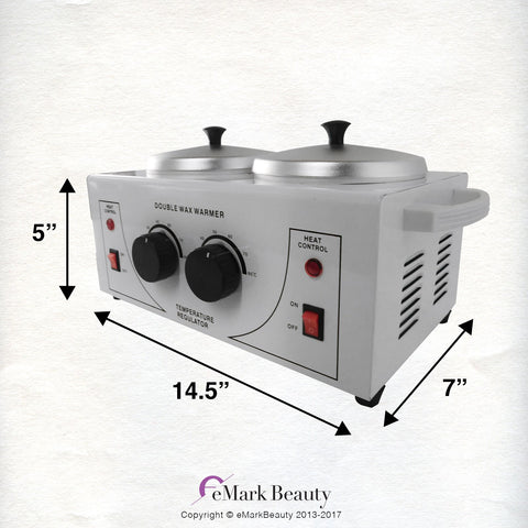 Double Portable Wax Pot Warmer