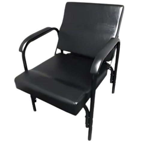Auto-Reclining Shampoo Chair for Beauty Salon or Barber with Ultra Mid-Back Lumbar Support with Extended Cushion Armrests TLC-216- eMark Beauty
