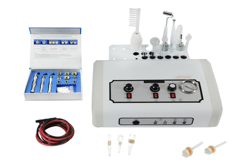 9-in-1 All in 1 Facial Machine with Microdermabrasion, Aromatherapy, Glass Jar Steamer -TLC-3025CFM